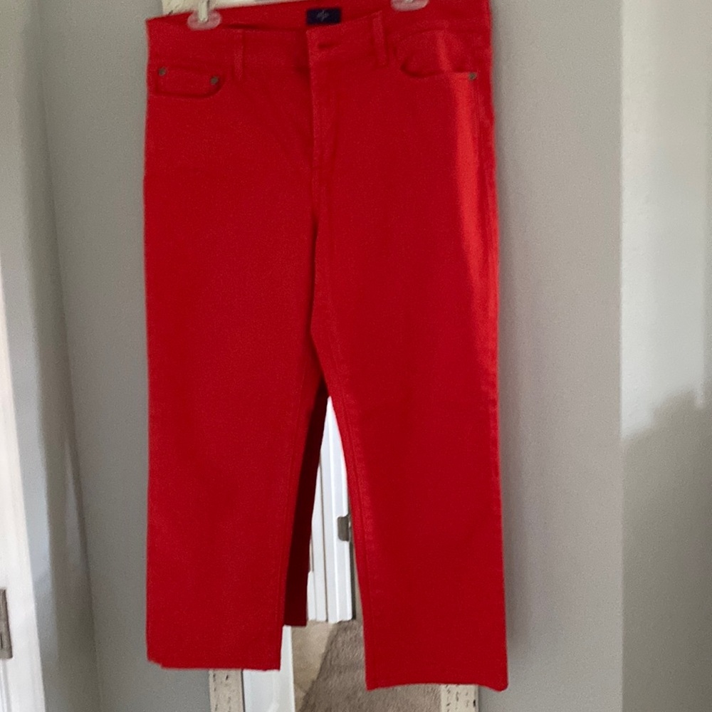 NYDJ. Red in color like new … ( realized i had 2 pairs )$25